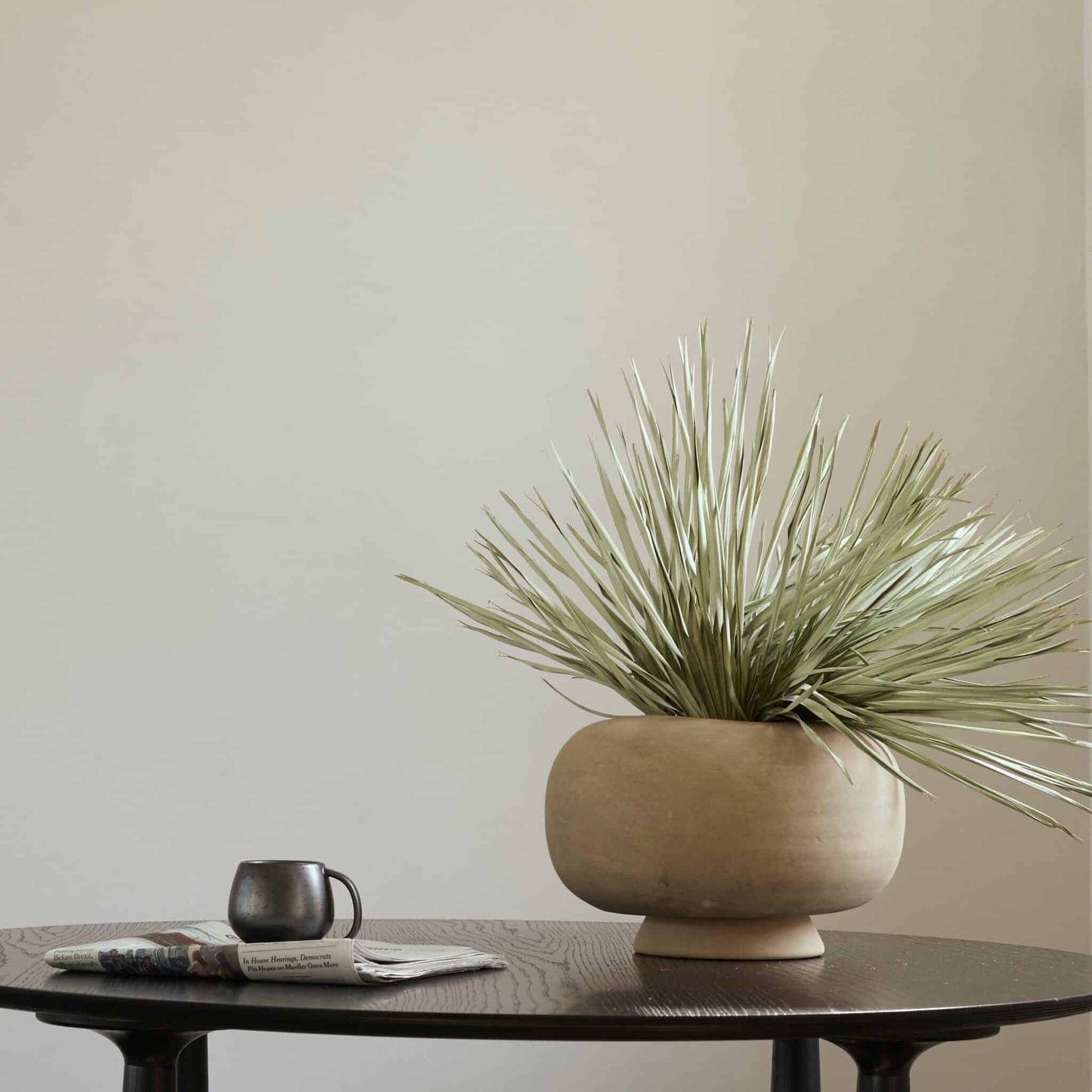 Kabin Vase, Fat, Black