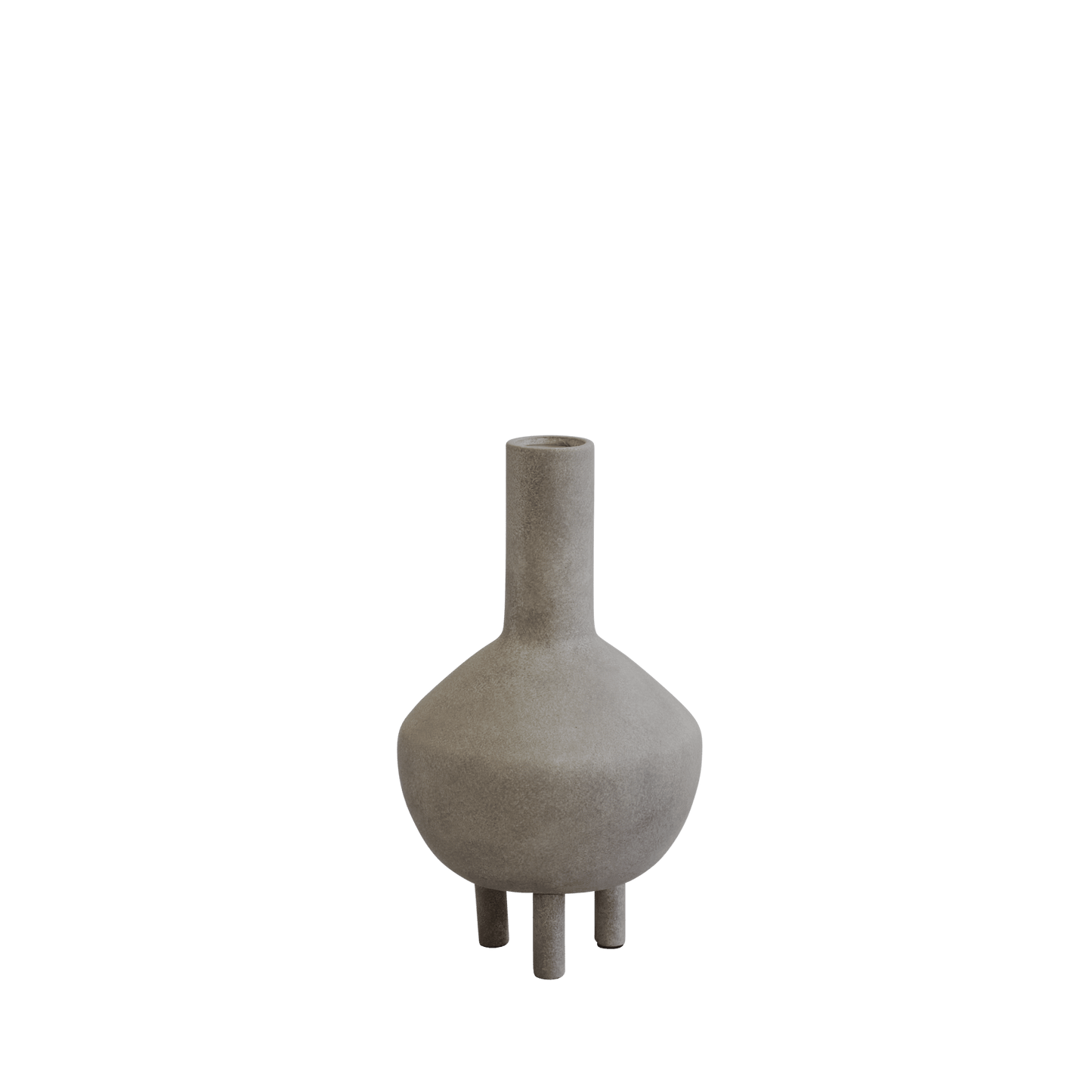 Duck Vase, Fat, Dark Grey