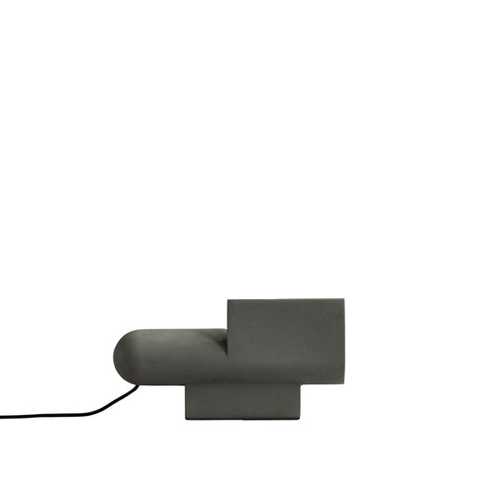 Brutalist Lamp, concrete - grey