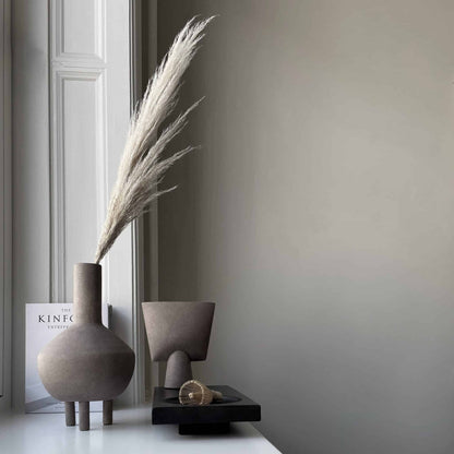 Duck Vase, Fat, Dark Grey