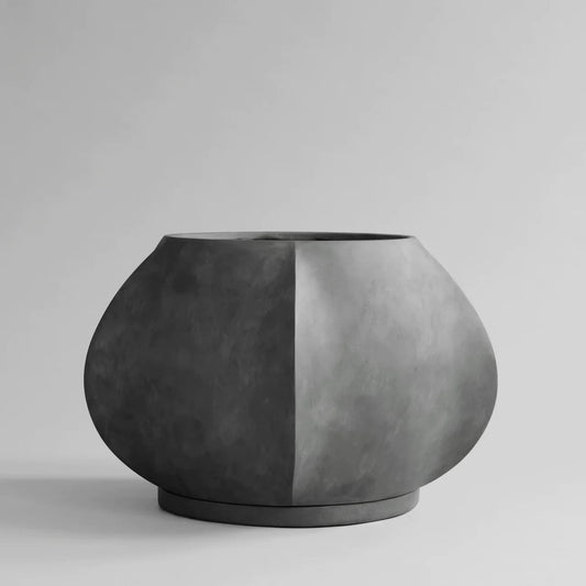 Arket Plant Pot, Dark Grey
