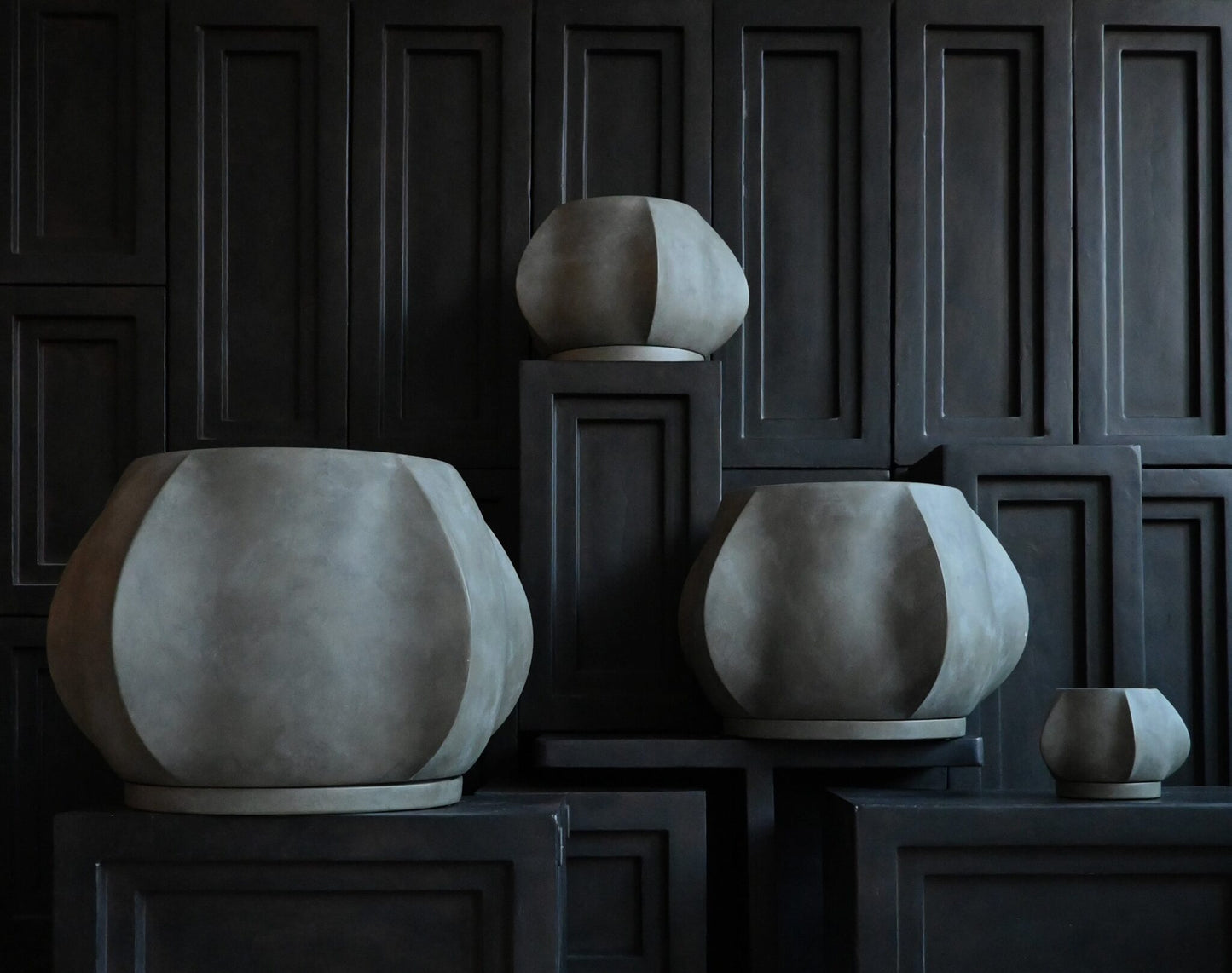 Arket Plant Pot, Dark Grey
