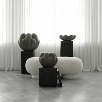 Bloom Vase, Mini, Bone White