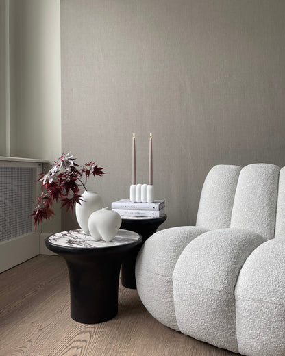 Tube Candle Holder, Bone White