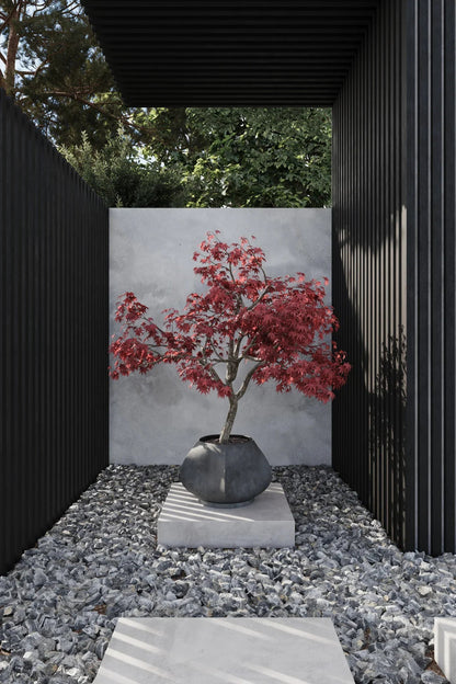Arket Plant Pot, Dark Grey
